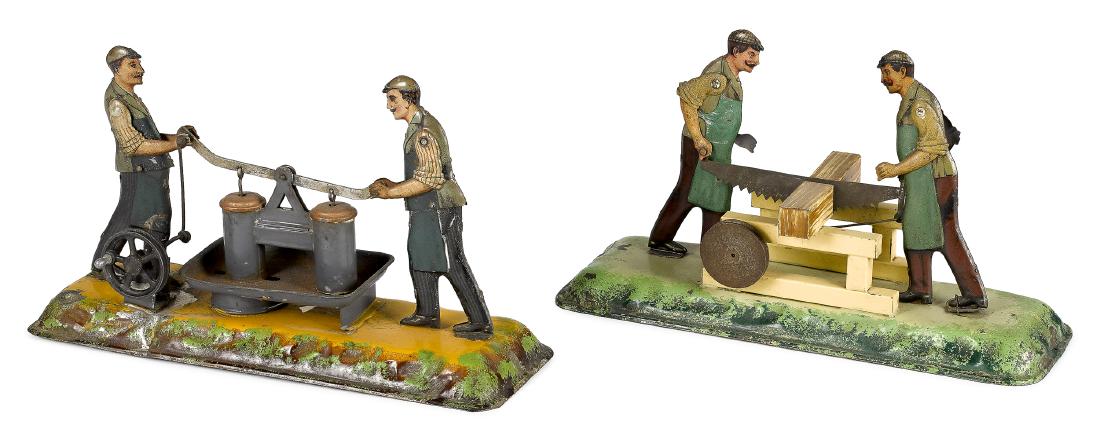 Two two-man steam toy accessories (1 of 2)