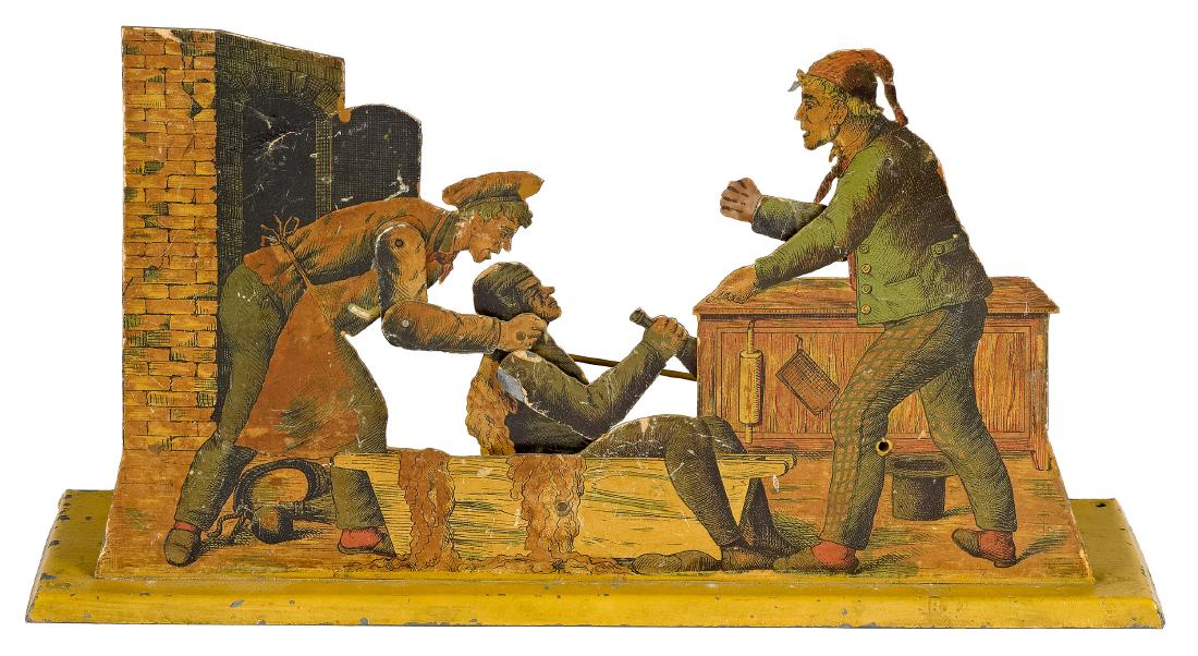 Men with  fallen drunk steam toy accessory (1 of 2)