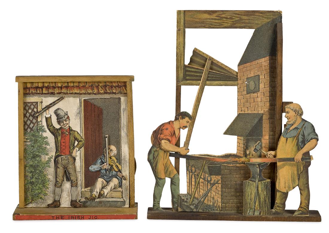 Two Weeden paper lithograph steam toy accessories (1 of 2)