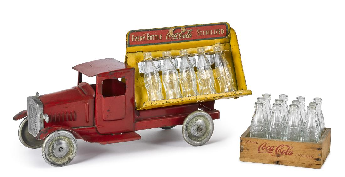 Metalcraft pressed steel Coca-Cola delivery truck (1 of 2)