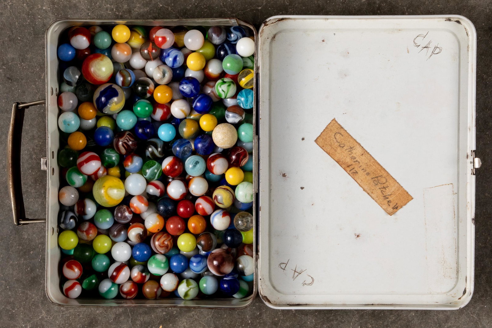 Collection of marbles.: Collection of marbles.
