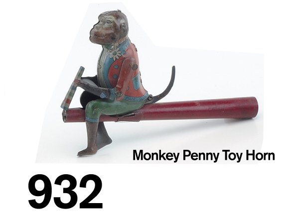 Monkey Penny Toy Horn