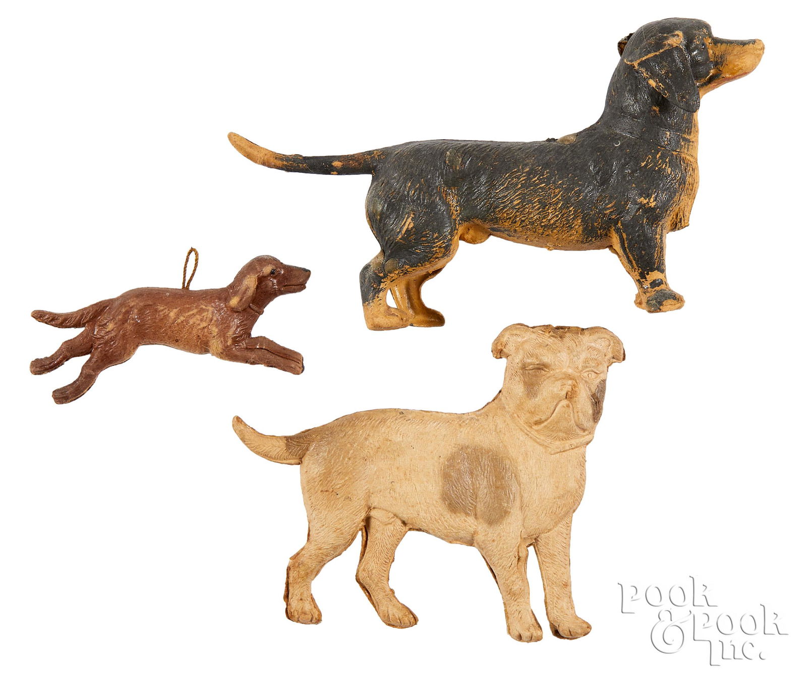 Three Dresden dog Christmas ornaments (1 of 1)