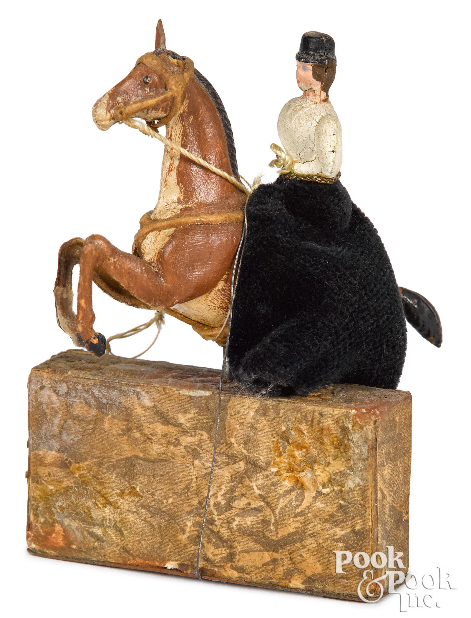 Dresden lady on a horse jumping wall (1 of 2)