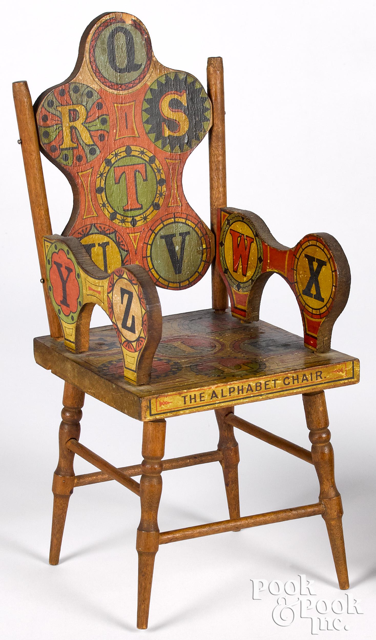 Bliss paper lithograph The Alphabet Chair (1 of 3)