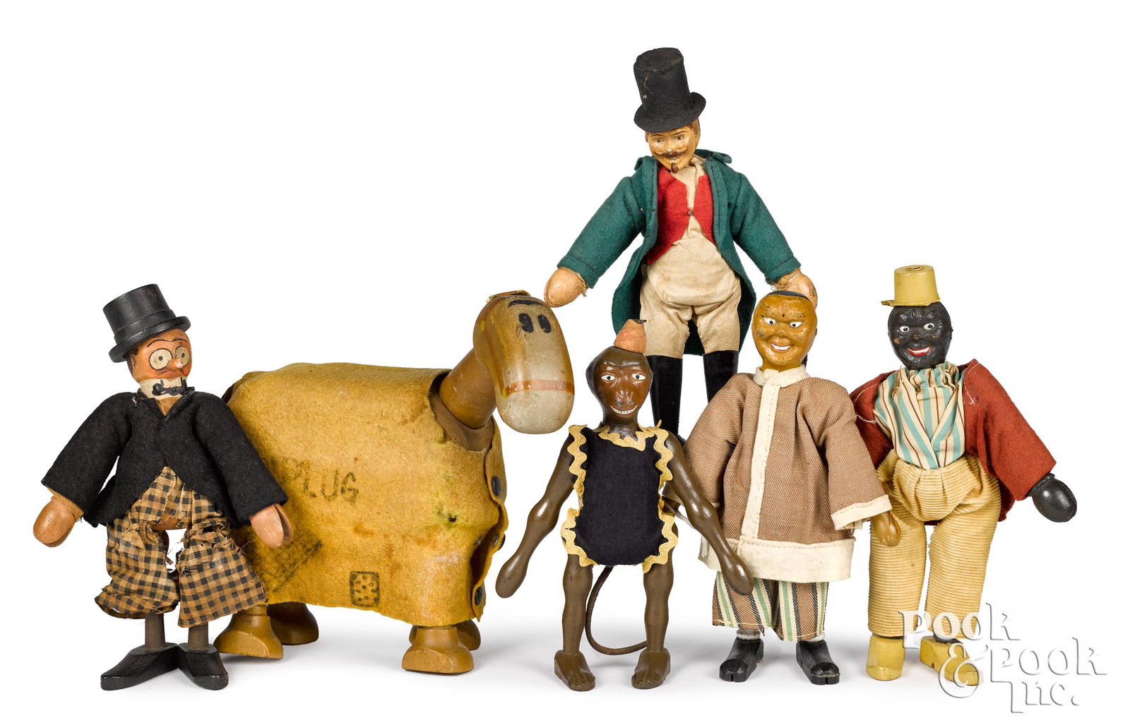 Four Schoenhut circus figures (1 of 2)