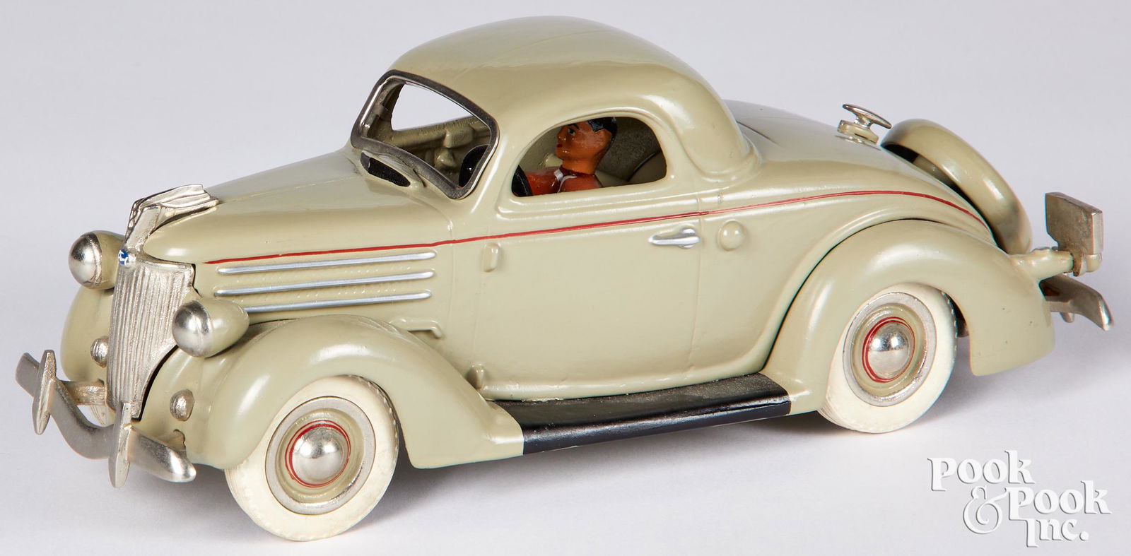 Tom Sehloff contemporary cast iron 1936 Ford coup (1 of 2)