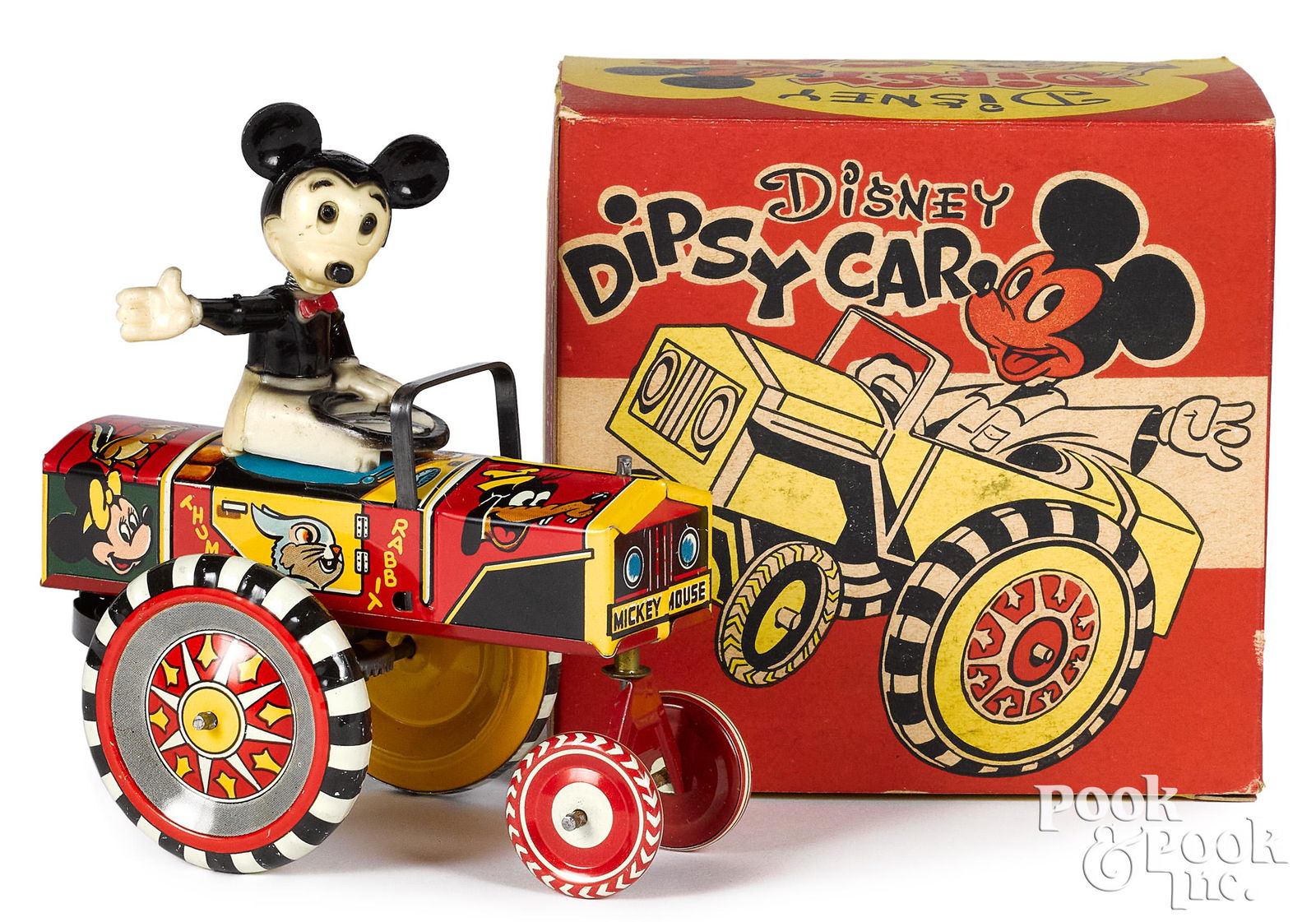 Marx tin lithograph wind-up Disney Dipsy Car (1 of 2)
