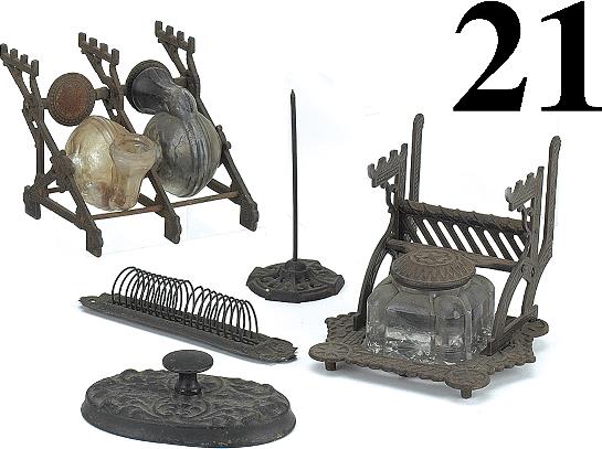 Lot: 5 Desk Accessories Used on Wards Depot Desk