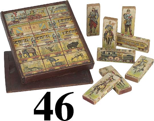 Lot: 2 Sets ABC Blocks with Train Themes