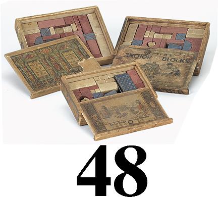 Lot: 3 Richter Stone Anchor Block Sets