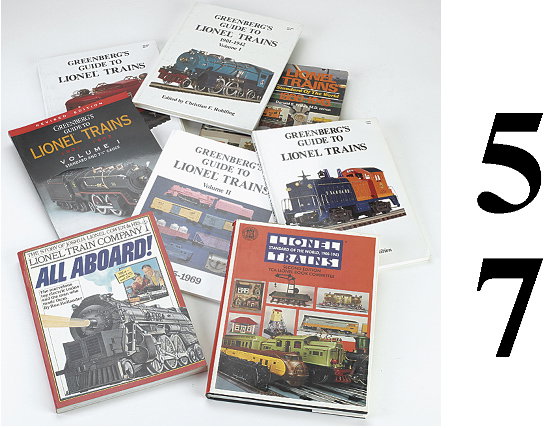 Lot: 8 Books On Lionel - Greenberg, Fraley etc.