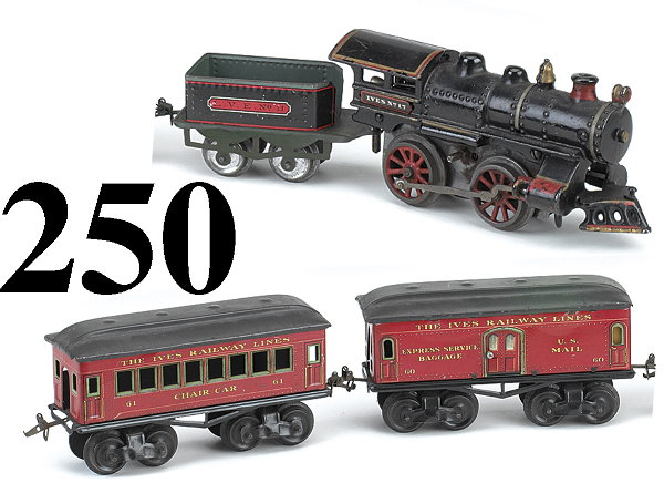 Ives Railway O Gauge #17 Passenger Set