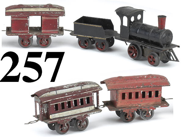 Early Ives O Gauge Passenger Set