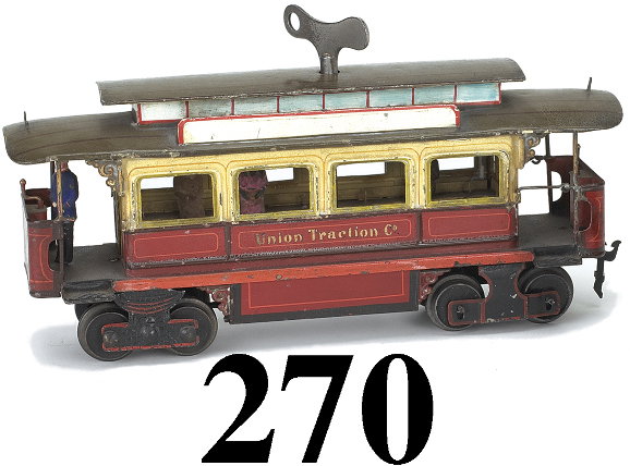 Marklin Gauge I Union Traction Co. Trolley