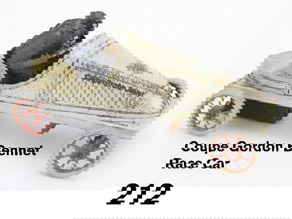 Coupe Gordon Bennet Race Car: a classic early 20th century race car named for the famed Gordon Bennet Cup Races which ran in France from 1900 to 1905 and sponsored by millionaire owner of the New York Herald, made by Gunthermann S