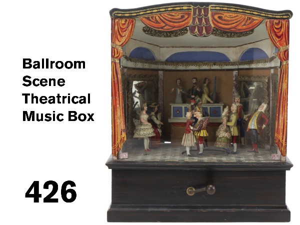 Ballroom Scene Theatrical Music Box