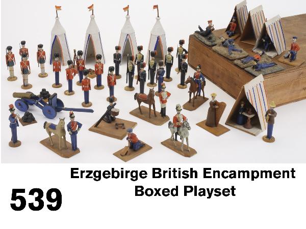 Erzgebirge British Encampment Boxed Playset