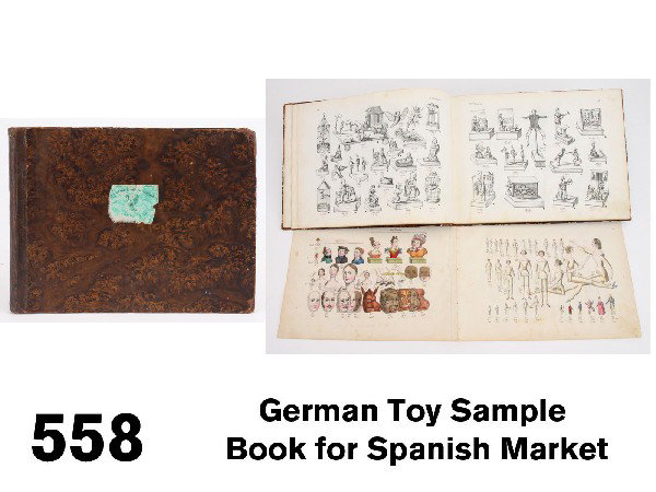 German Toy Sample Book for Spanish Market