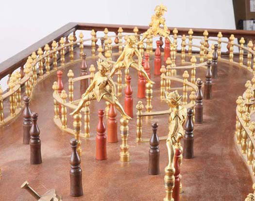 A Table Skittles Game - 2