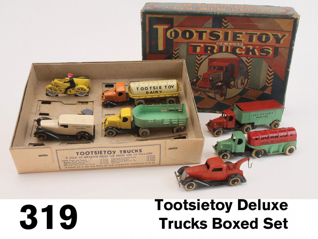 319 Tootsietoy Deluxe Trucks Boxed Set Nov 18, 2011 Pook & Pook
