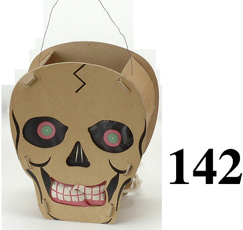 Scull Lantern with Light