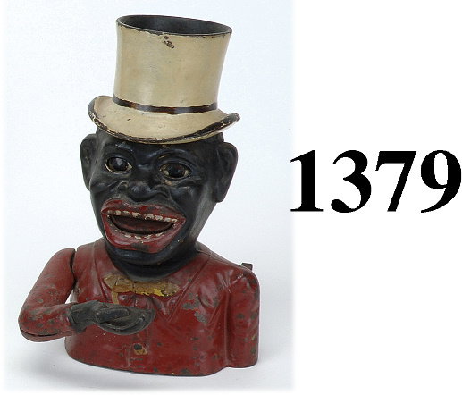 Jolly Nigger with Top Hat Bank