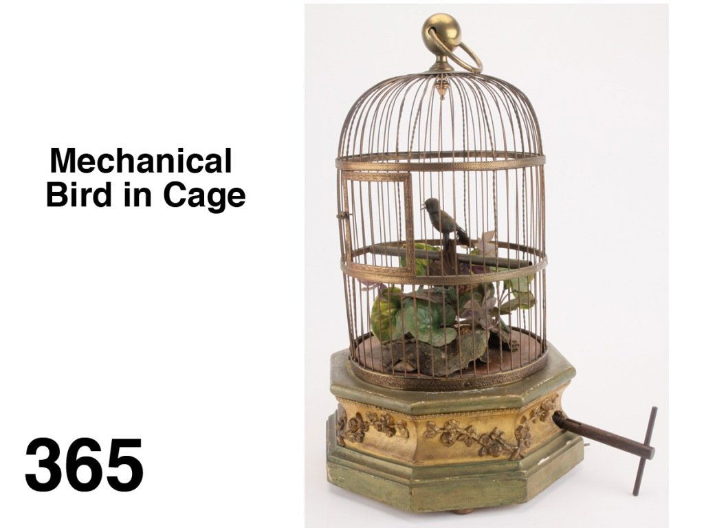 Mechanical Bird in Cage