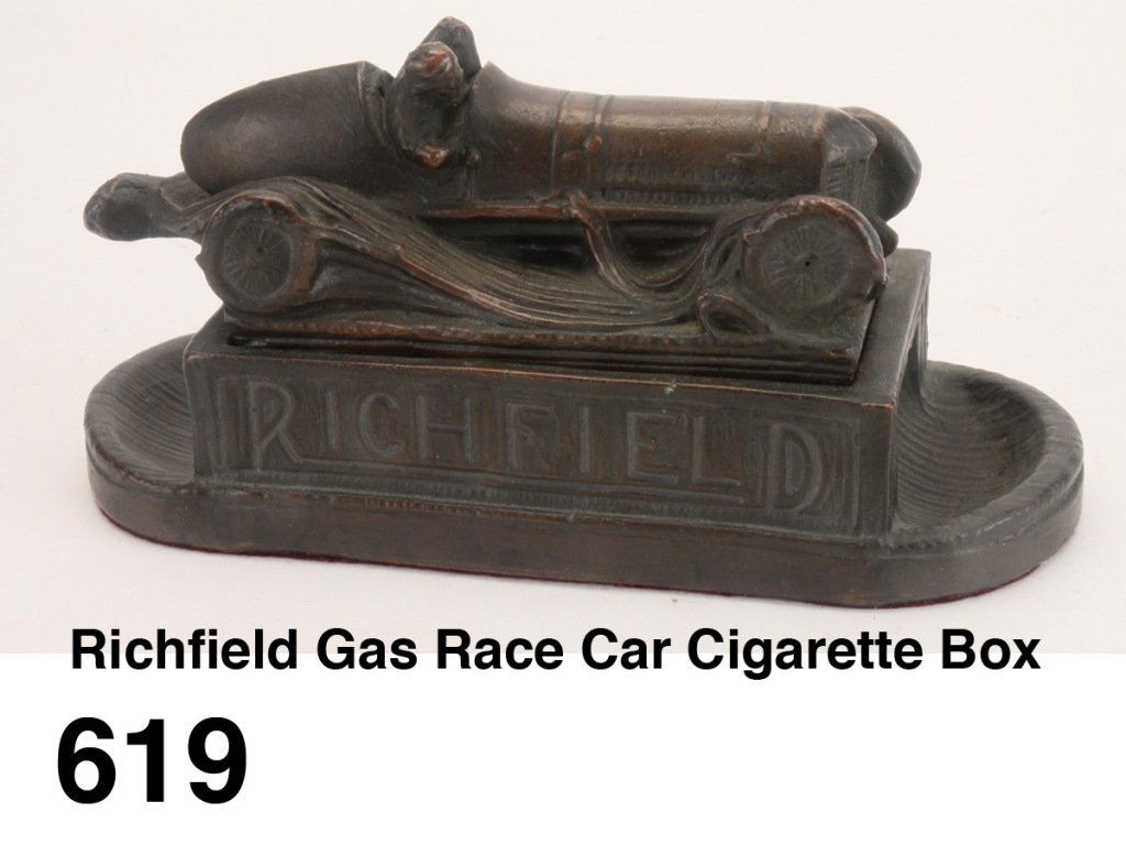 Richfield Gas Race Car Cigarette Box