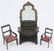Waltershausen Hall Mirror & Chairs