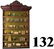 132: Display Cabinet with Assorted Parlor Suites