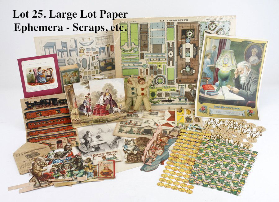 Large Lot Paper Ephemera - Scraps, etc. (1 of 1)