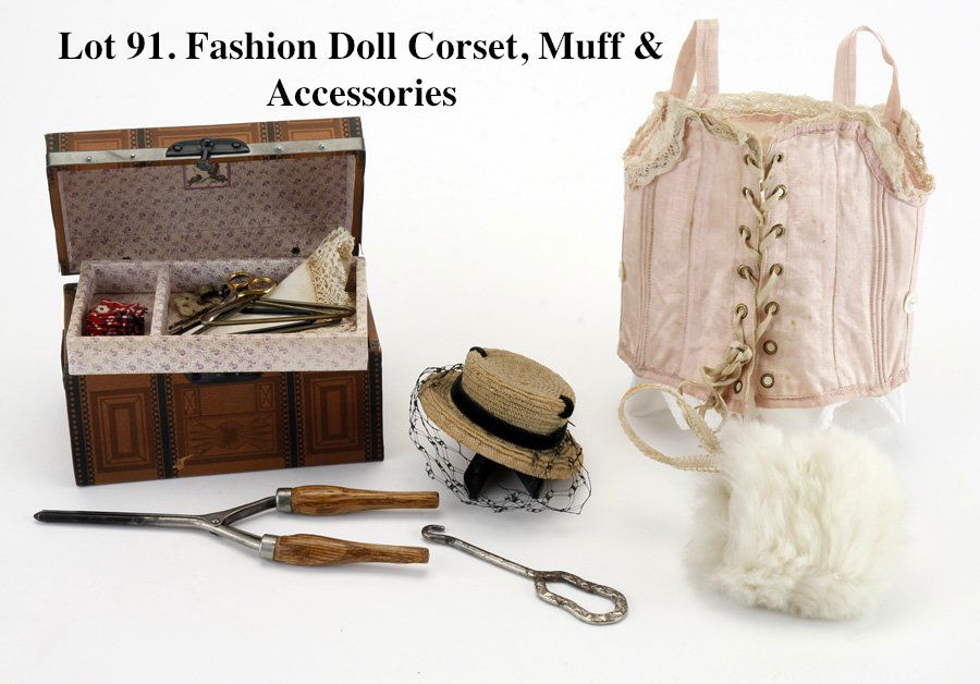 Fashion Doll Corset, Muff & Accessories (1 of 2)