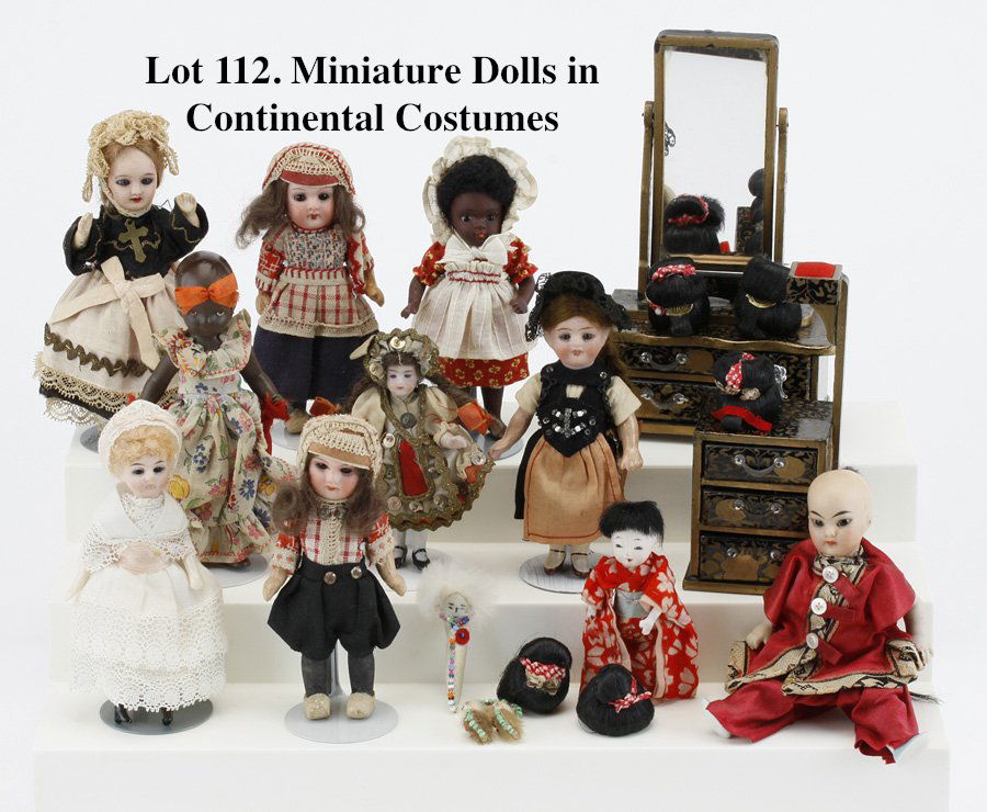 Miniature Dolls in Continental Costumes (1 of 2)