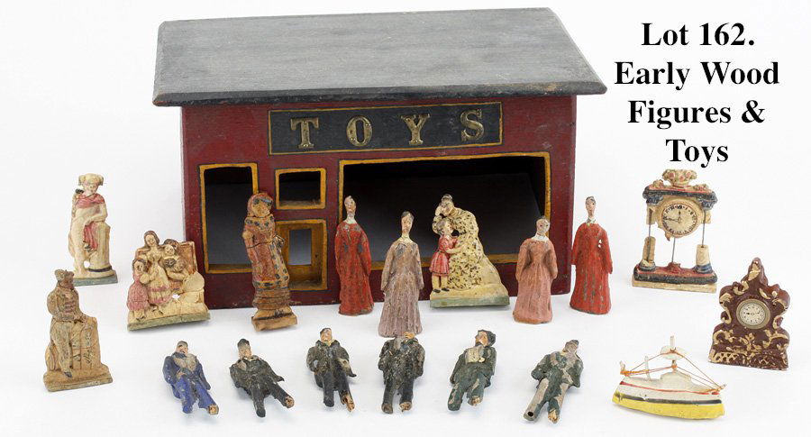 Early Wood Figures & Toys (1 of 1)