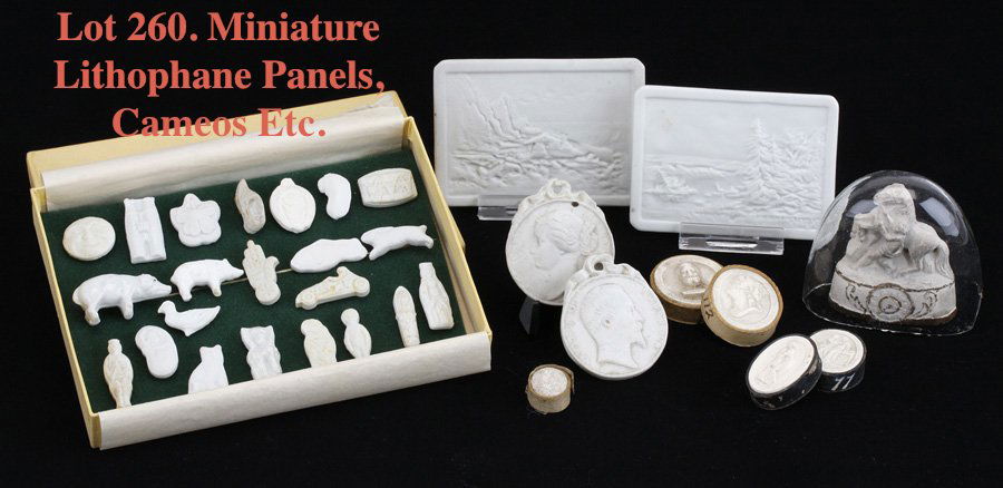Miniature Lithophane Panels, Cameos Etc. (1 of 1)