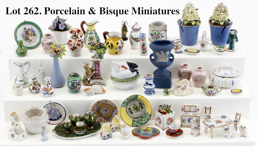 Porcelain & Bisque Miniatures (1 of 1)