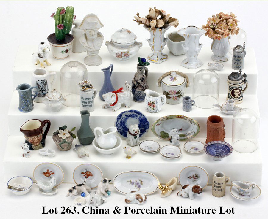 China & Porcelain Miniature Lot (1 of 1)