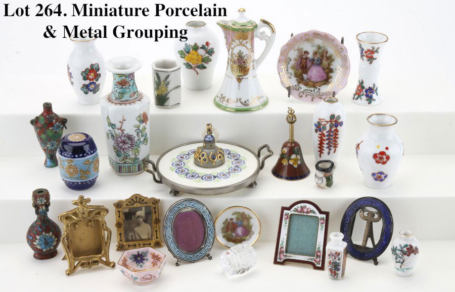 Miniature Porcelain & Metal Grouping (1 of 1)