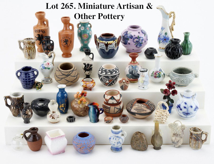 Miniature Artisan & Other Pottery (1 of 1)