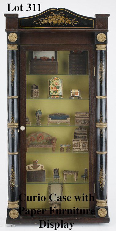 Curio Case with Paper Furniture Display (1 of 2)