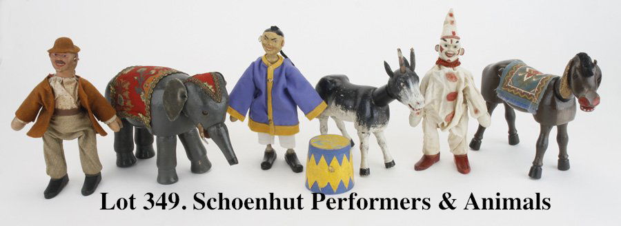 Schoenhut Performers & Animals - 3 each (1 of 1)