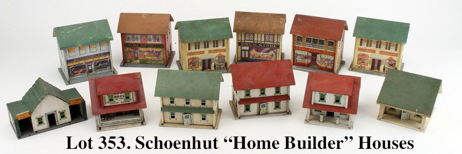 Schoenhut Home Builder Houses (1 of 4)