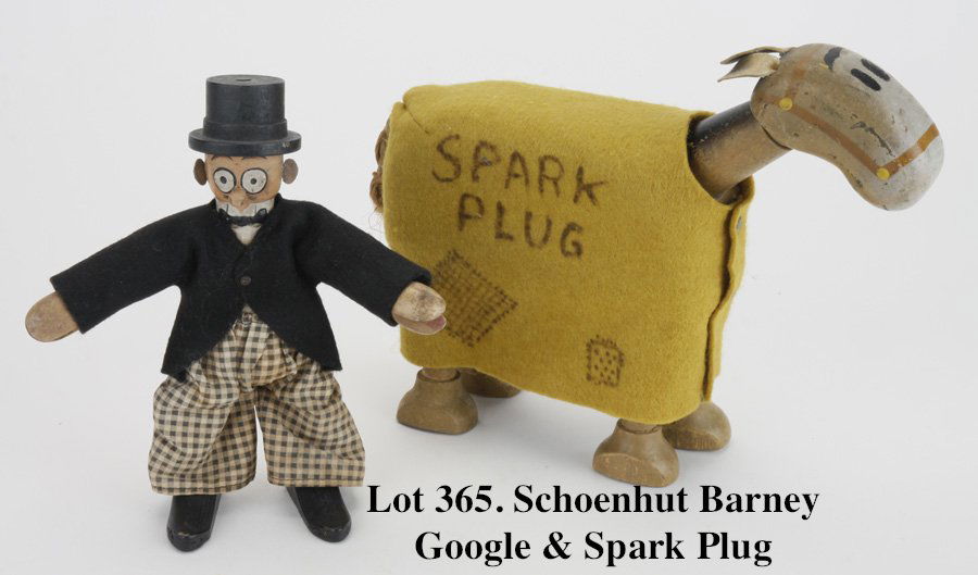 Schoenhut Barney Google & Spark Plug (1 of 2)