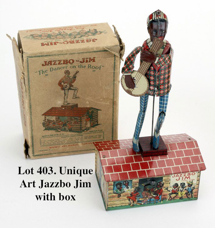 Unique Art Jazzbo Jim with box (1 of 2)