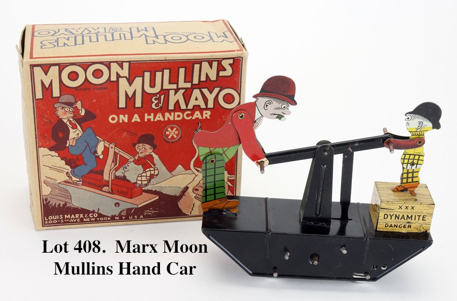 Marx Moon Mullins Hand Car with box (1 of 2)