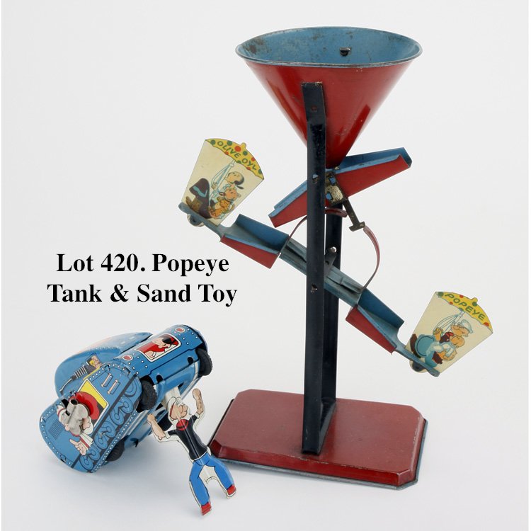 Popeye Tank & Sand Toy (1 of 2)