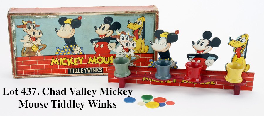 Chad Valley Mickey Mouse Tiddley Winks (1 of 1)