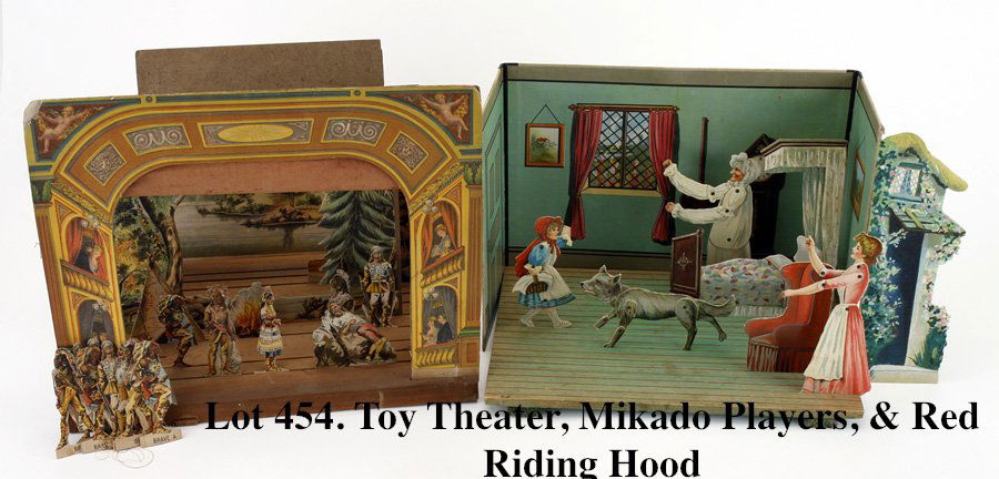 Toy Theater, Mikado Players, & Red Riding Hood Toy (1 of 2)