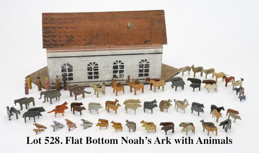 Flat Bottom Noah's Ark with Animals (1 of 3)
